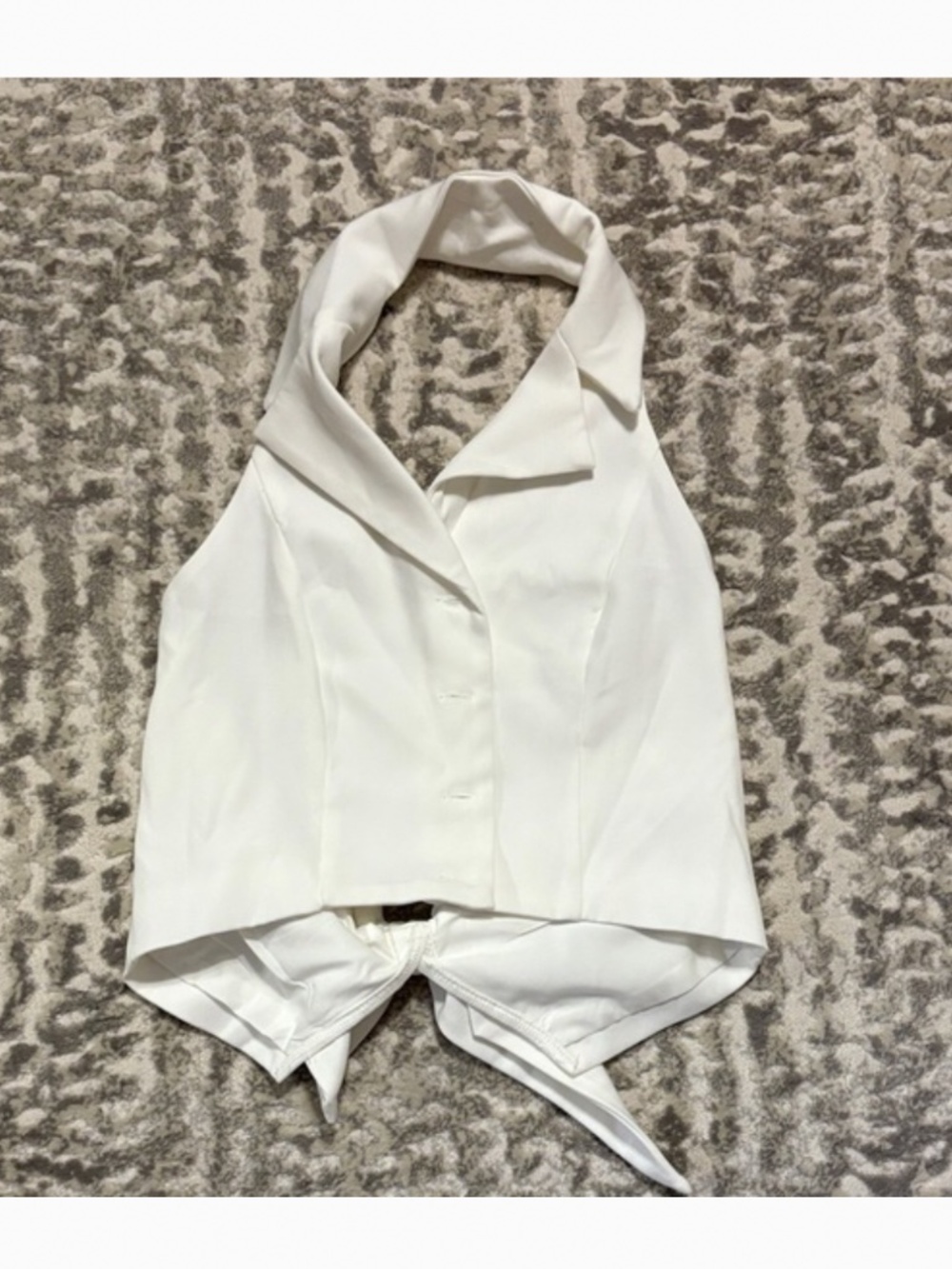 SHEIN White Halter Top